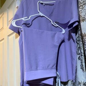 Lavender Scrub Pants